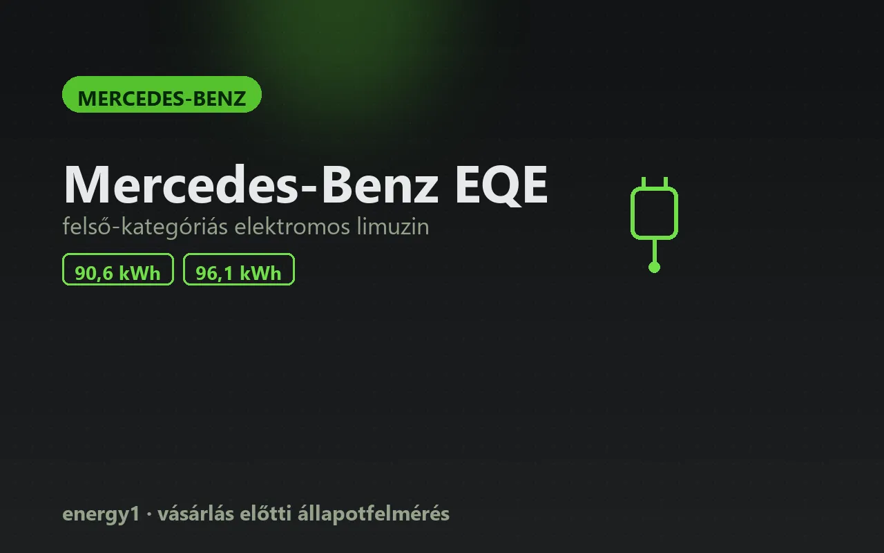 Mercedes-Benz EQE elektromos autó