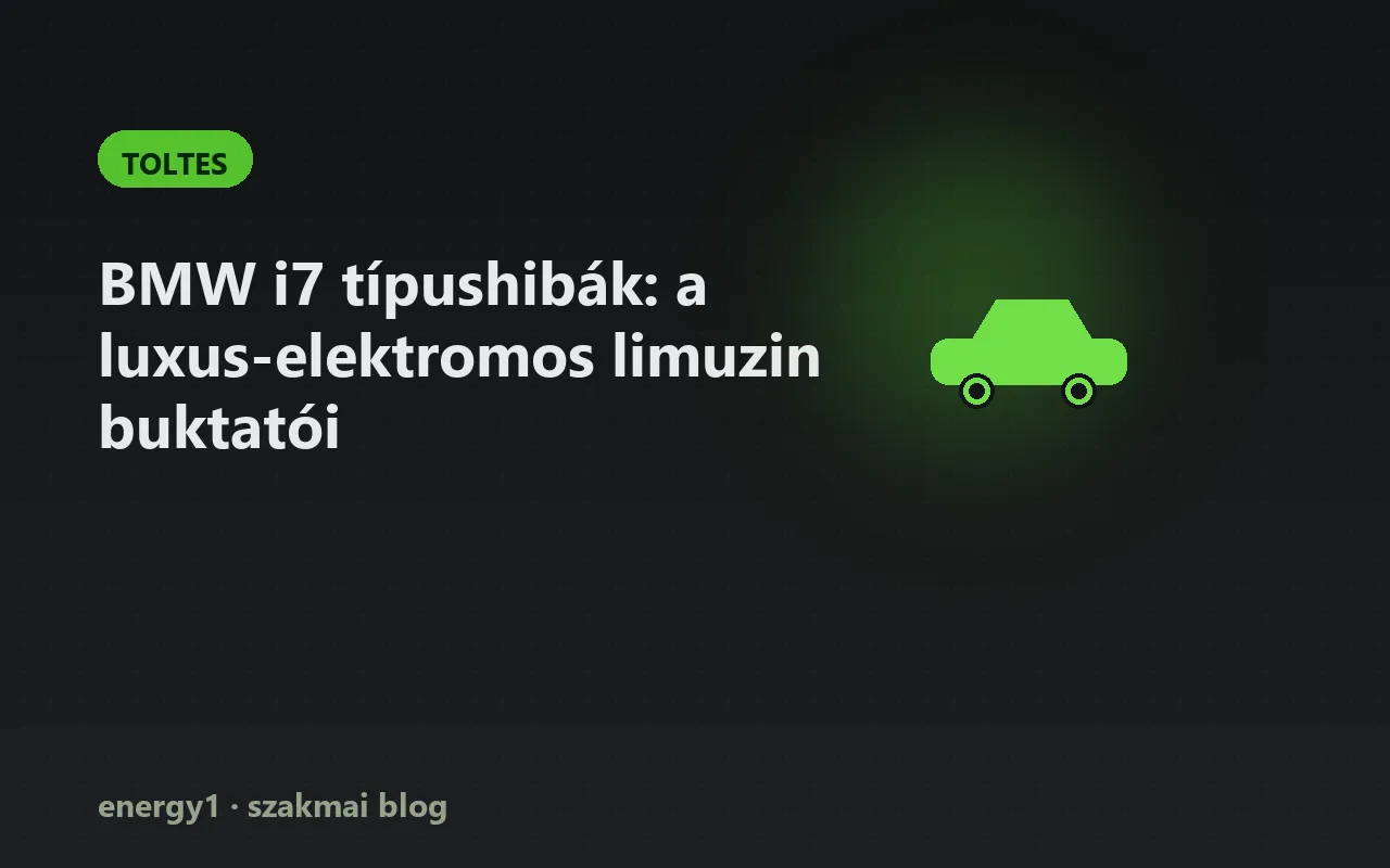 BMW i7 típushibák: a luxus-elektromos limuzin buktatói - toltes