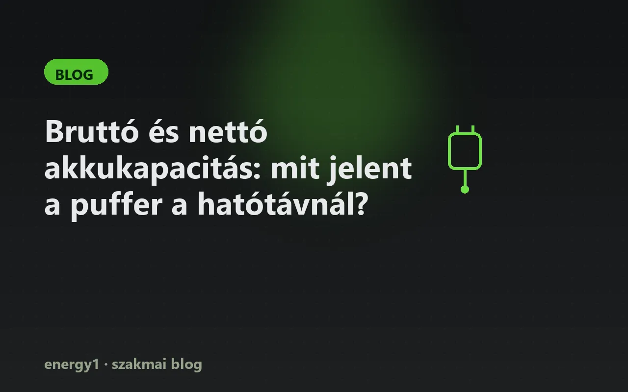 Bruttó és nettó akkukapacitás: mit jelent a puffer a hatótávnál?