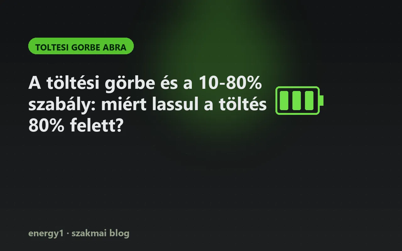 A töltési görbe és a 10-80% szabály: miért lassul a töltés 80% felett? - toltesi gorbe abra