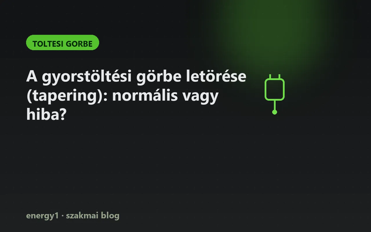 A gyorstöltési görbe letörése (tapering): normális vagy hiba? - toltesi gorbe