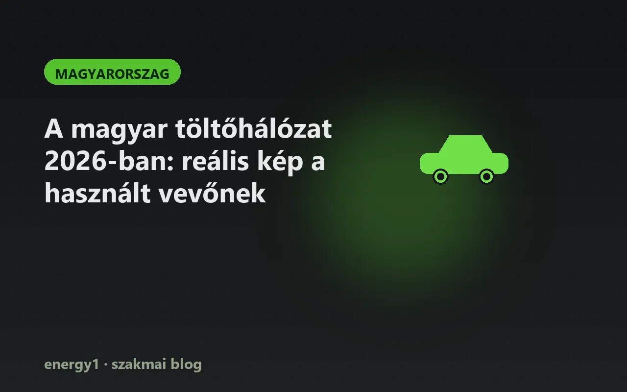 A magyar töltőhálózat 2026-ban: reális kép a használt vevőnek - magyarorszag