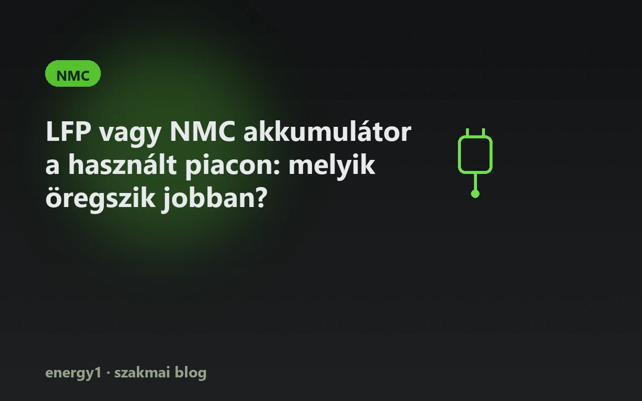 LFP vagy NMC akkumulátor a használt piacon: melyik öregszik jobban? - nmc