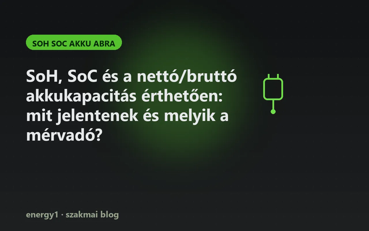 SoH, SoC és a nettó/bruttó akkukapacitás érthetően: mit jelentenek és melyik a mérvadó? - soh soc akku abra